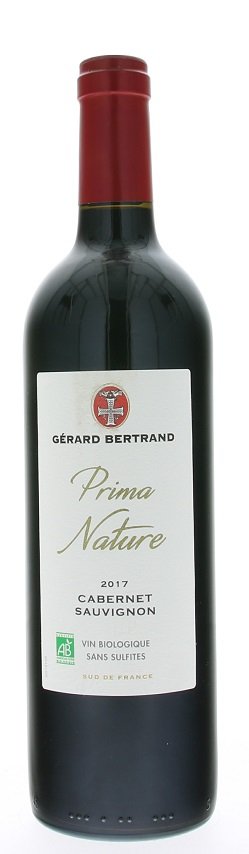 Gérard Bertrand Prima Nature Cabernet Sauvignon, BIO 0,75L, IGP, r2017, cr, su