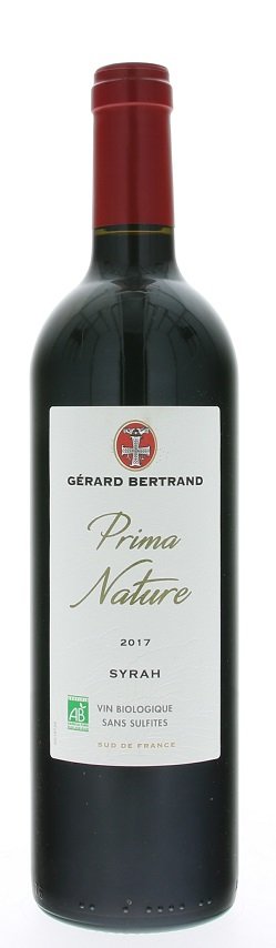 Gérard Bertrand Prima Nature Syrah, BIO 0,75L, IGP, r2017, cr, su