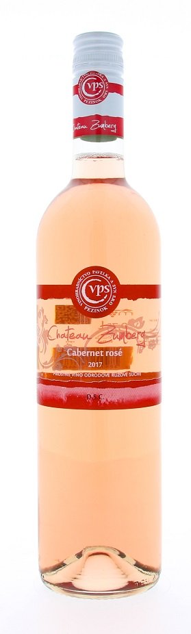 Pavelka Château Zumberg Cabernet Rosé 0,75L, r2017, ak, ruz, su