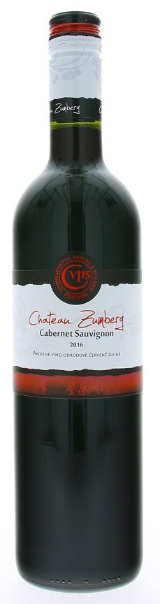 Pavelka Château Zumberg Cabernet Sauvignon 0,75L, r2016, ak, cr, su, sc