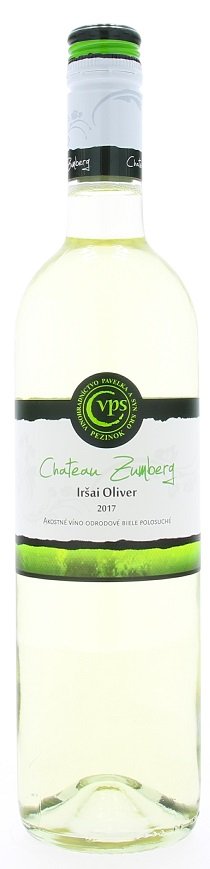 Pavelka Château Zumberg Iršai Oliver 0,75L, r2017, ak, bl, plsu, sc