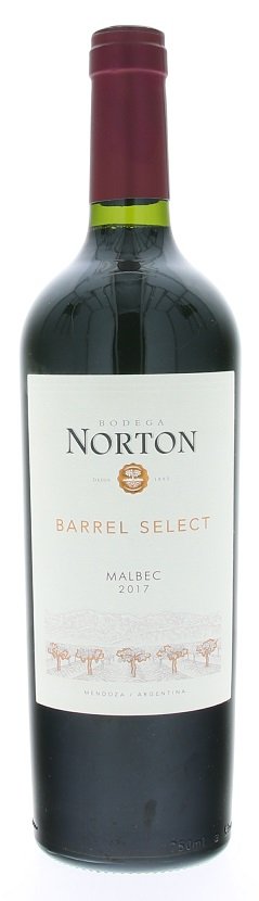 Norton Barrel Select Malbec 0,75L, r2017, cr, su
