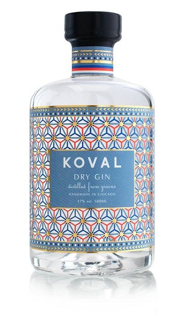 Koval Dry Gin 47% 0,5L, gin