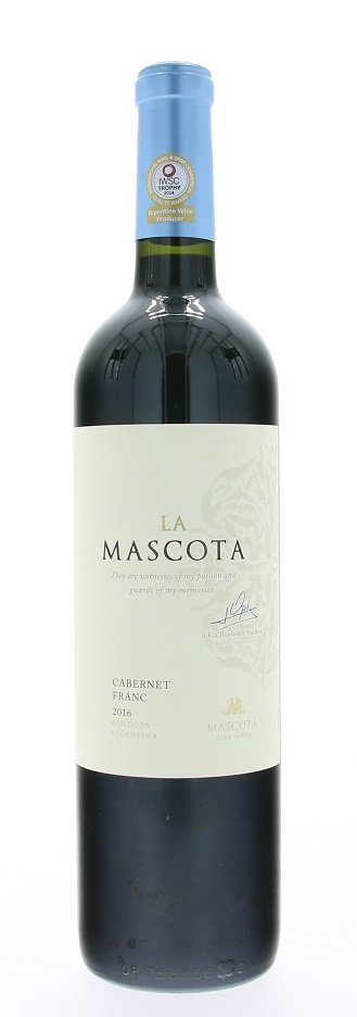 Mascota Vineyards La Mascota Cabernet Franc 0,75L, r2016, cr, su