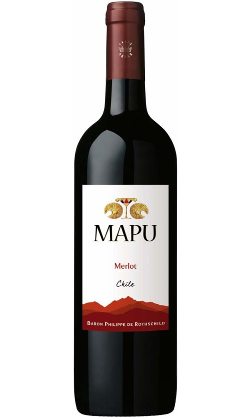 Rothschild Mapu Merlot 0,75L, r2016, cr, su