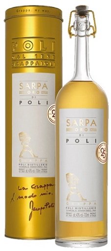 Sarpa di Poli Oro Grappa 40% 0,7L, destin, DB