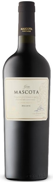 Mascota Vineyards Gran Mascota Malbec 0,75L, r2023, cr, su