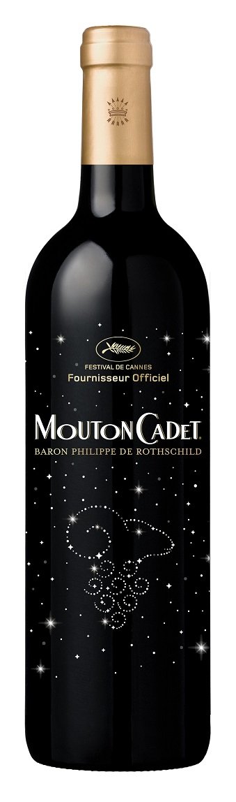 Rothschild Mouton Cadet Rouge - Edit. Cannes 0,75L, AOC, r2015, cr, su