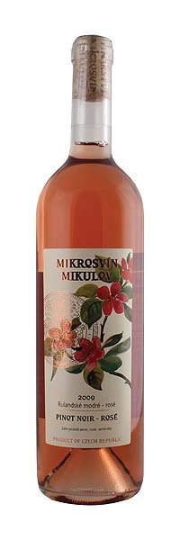 Mikrosvín Flower Line Pinot Noir rosé 0,75L, r2010, nz, ruz, plsu