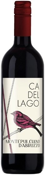 CA DEL LAGO Montepulciano D´Abruzzo 0,75L, DOC, r2024, cr, su, sc