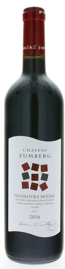 Pavelka Frankovka modrá 0,75L, r2016, vzh, cr, su