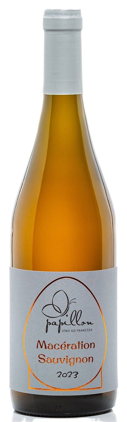 Papillon Víno od Francúza Macération Sauvignon Orange, BIO 0,75L, r2023, vin, bl, su