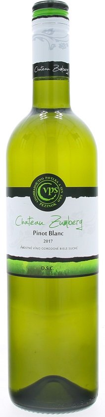 Pavelka Château Zumberg Rulandské biele 0,75L, r2017, ak, bl, su, sc