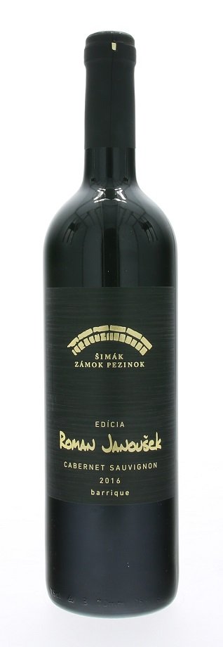 Šimák Zámok Pezinok Edícia Roman Janoušek Cabernet Sauvignon 0,75L, r2016, ak, cr, su