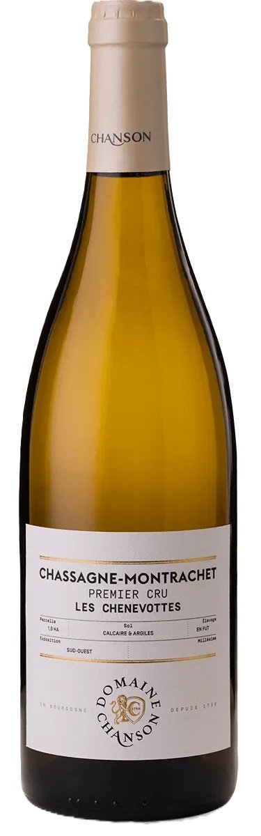 Domaine Chanson Chassagne-Montrachet Les Chenevottes Premier Cru 0,75L, AOC, 1er Cru, r2023, bl, su