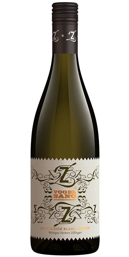 Zillinger LAGENSELEKTION Vogelsang Sauvignon Blanc BIO 0,75L, PDO, r2015, bl, su, sc