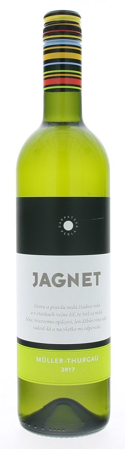 Karpatská Perla Jagnet Müller Thurgau 0,75L, r2017, ak, bl, su