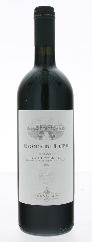 Tormaresca Bocca di Lupo Aglianico Castel del Monte 0,75L, DOC, r2012, cr, su