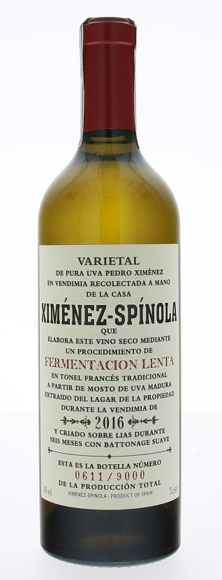 Ximénez-Spínola Fermentación Lenta 0,75L, VDM, r2016, bl, su