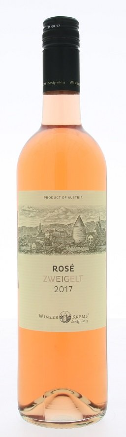 Winzer Krems Rosé Zweigelt 0,75L, r2017, ruz, su, sc