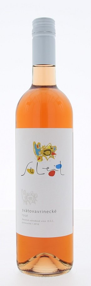 Vinidi Soleil Svätovavrinecké rosé 0,75L, r2016, ak, ruz, plsu, sc