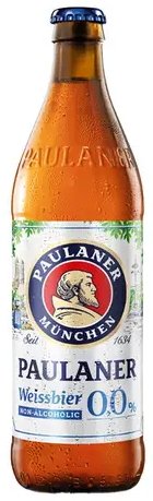 Paulaner Weissbier 0,0% non - alcoholic 0,5L sklo 0,5L, pivo, sv, fl