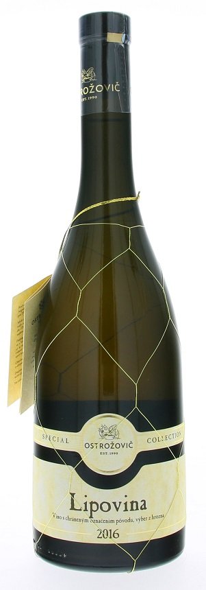 Ostrožovič Special Collection Lipovina 0,75L, r2016, vzh, bl, su