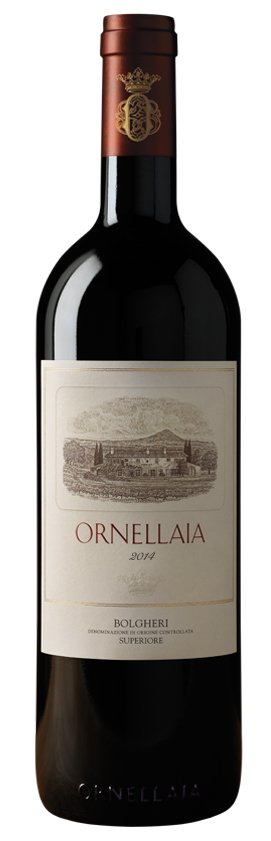 Ornellaia Bolgheri Rosso Superiore 0,75L, DOC, r2014, cr, su