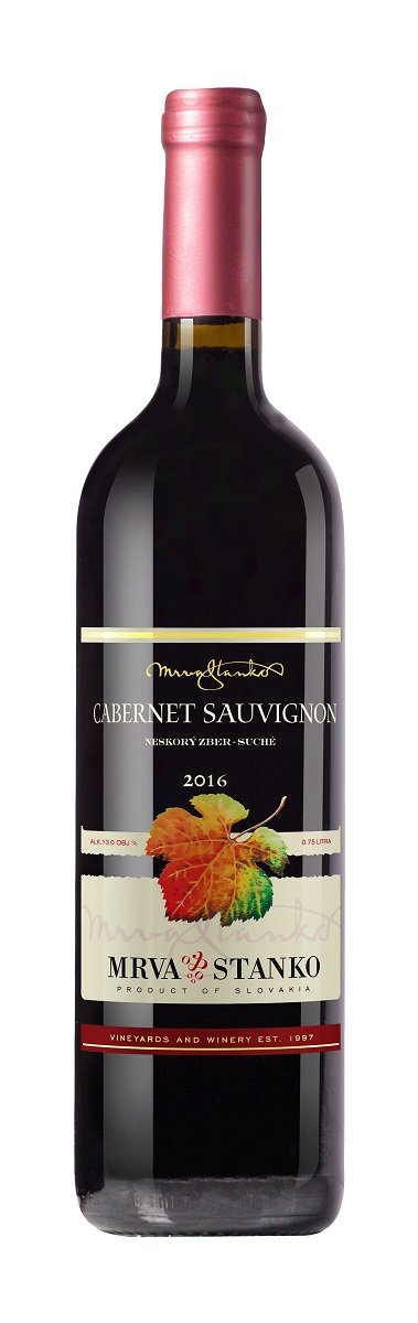 Mrva & Stanko Cabernet Sauvignon, Kamenný Most 0,75L, r2016, nz, cr, su