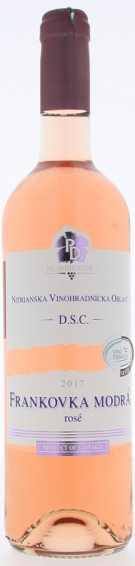 PD Mojmírovce Frankovka modrá Rosé 0,75L, r2017, ak, ruz, plsu