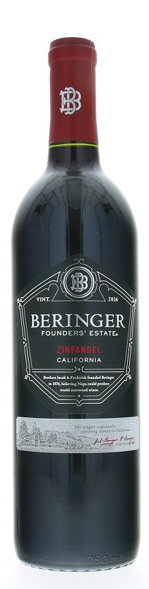 Beringer Founders Estate Old Vine Zinfandel 0,75L, r2016, cr, su