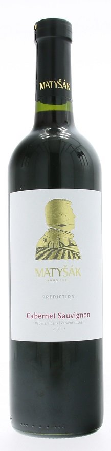 Matyšák Prediction Cabernet Sauvignon 0,75L, r2017, vzh, cr, su