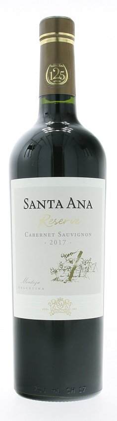 Santa Ana Reserve Cabernet Sauvignon 0,75L, r2017, cr, su