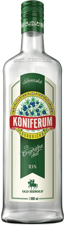 Old Herold Borovička Koniferum 37,5% 1L, destin