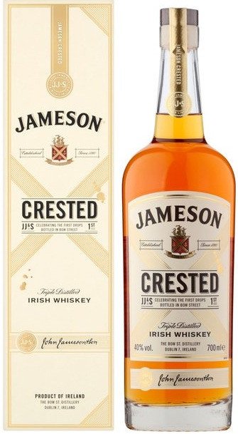 Jameson Crested Irish whiskey 40% 0,7L, whisky, DB