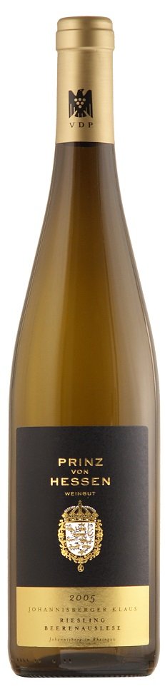 Prinz von Hessen Riesling Johannisberger Klaus, Beerenauslese 0,75L, PDO, r2005, bv, bl, sl