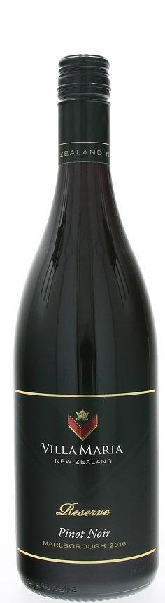 Villa Maria Reserve Pinot Noir 0,75L, r2016, cr, su, sc