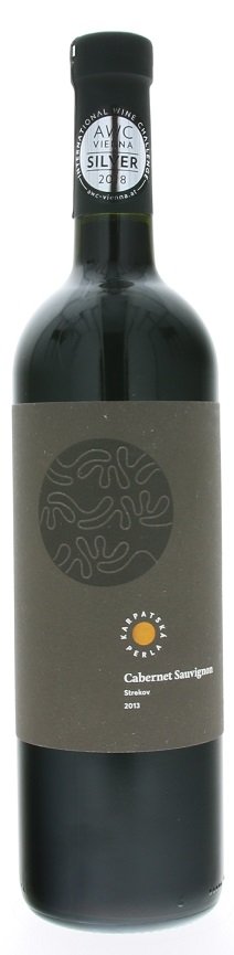 Karpatská Perla Cabernet Sauvignon 0,75L, r2013, vzh, cr, su