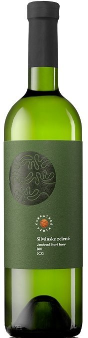 Karpatská Perla Silvánske zelené BIO 0,75L, r2023, vin, bl, su