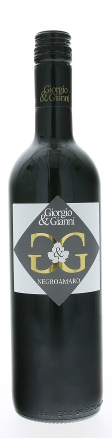 Giorgio & Gianni Nero Negroamaro 0,75L, IGT, r2017, cr, su, sc