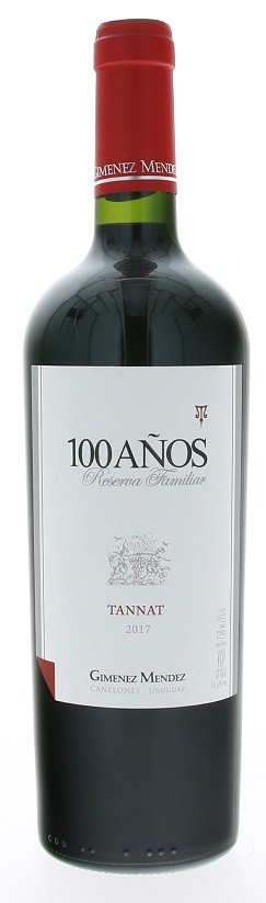 Giménez Méndez 100 Aňos Tannat Reserva Familiar 0,75L, r2017, cr, su