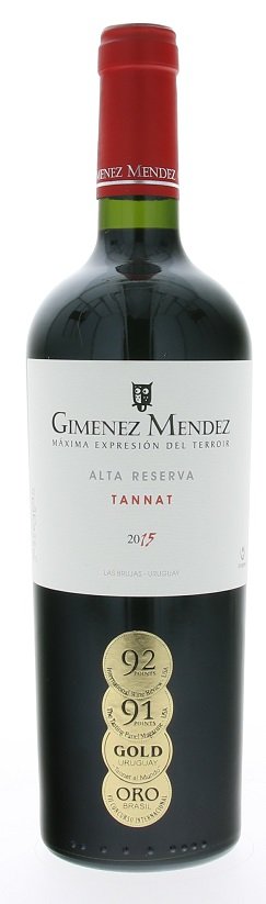 Giménez Méndez Alta Reserva Tannat 0,75L, r2015, cr, su