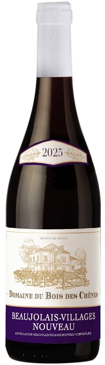 Domaine du Bois des Chenes Beaujolais-Villages Nouveau 0,75L, AOC, r2025, cr, su