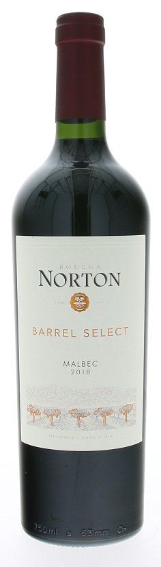 Norton Barrel Select Malbec 0,75L, r2018, cr, su