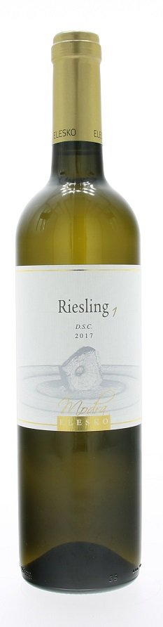 Elesko Riesling 1 D.S.C. 0,75L, r2017, ak, bl, su