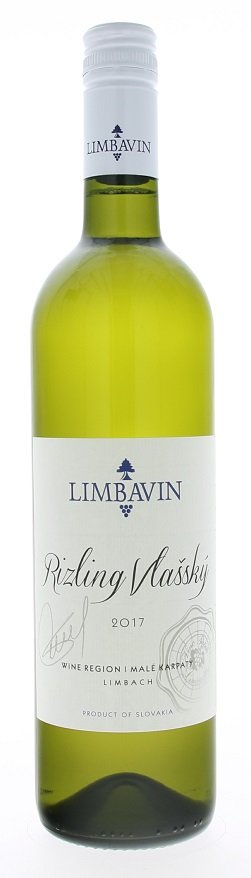 Limbavin Rizling vlašský 0,75L, r2017, ak, bl, su, sc