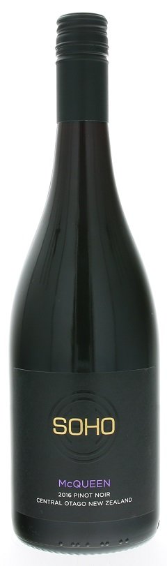 Soho McQueen Pinot Noir 0,75L, r2016, cr, su, sc