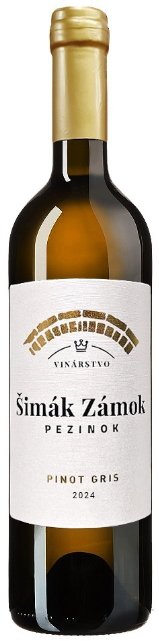 Šimák Zámok Pezinok Pinot Gris 0,75L, r2024, bl, su