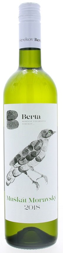 Berta Muškát Moravský 0,75L, r2018, ak, bl, plsu