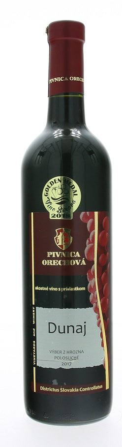 Pivnica Orechová Dunaj 0,75L, r2017, vzh, cr, plsu